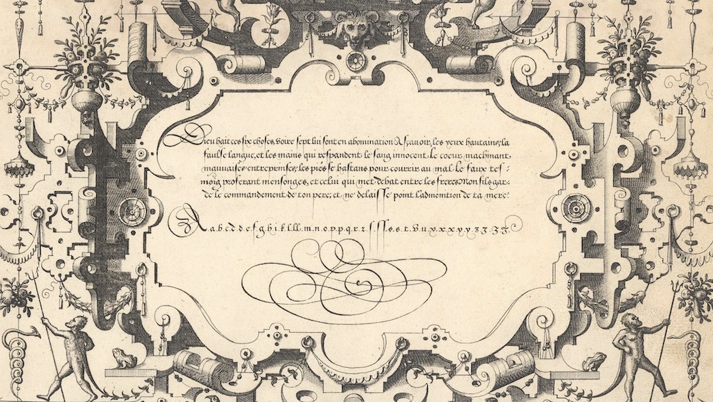 The Calligrapher Clément Perret