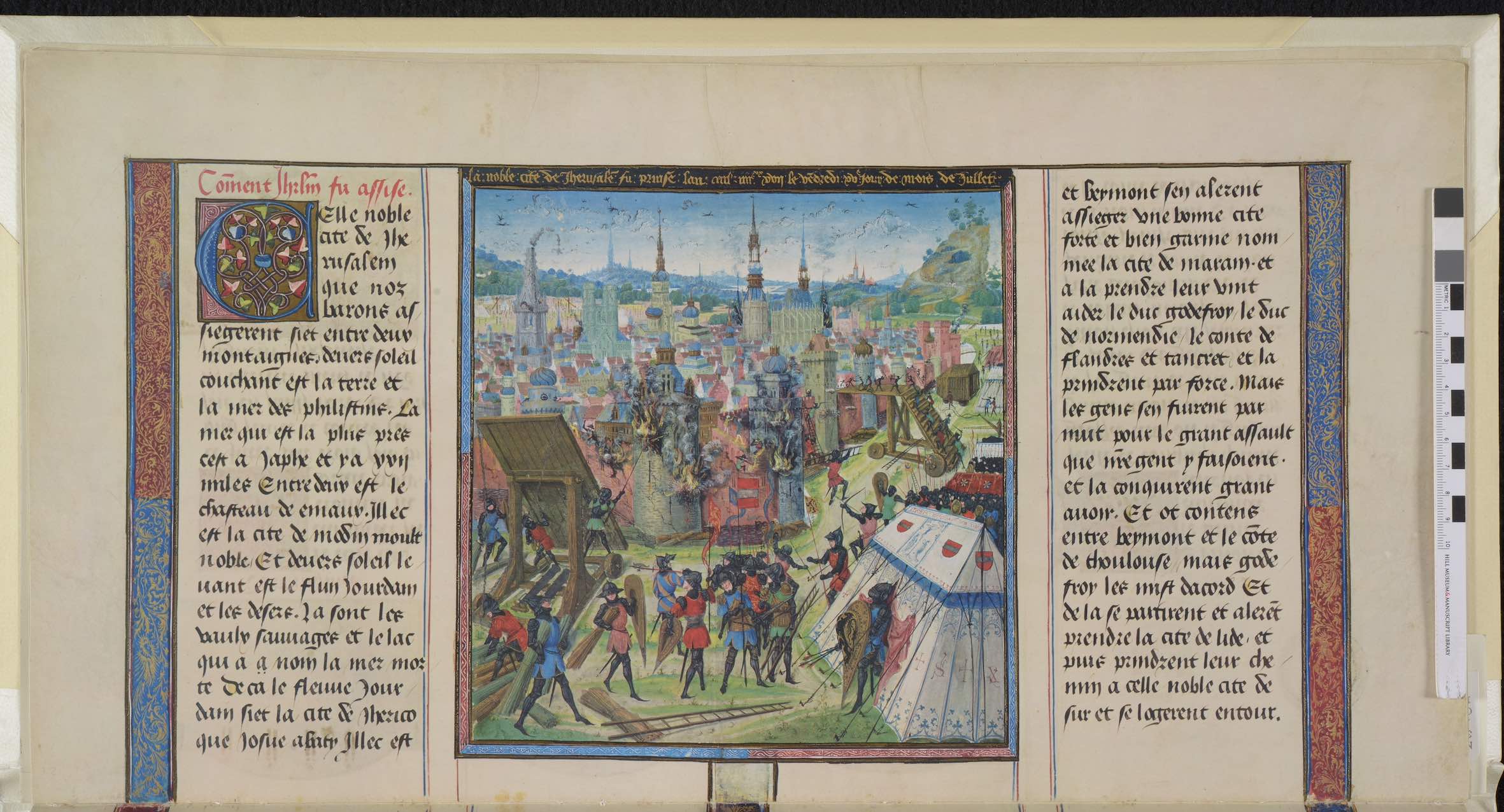 Chroniques de Jérusalem abrégées.<br>Flanders, 15th century