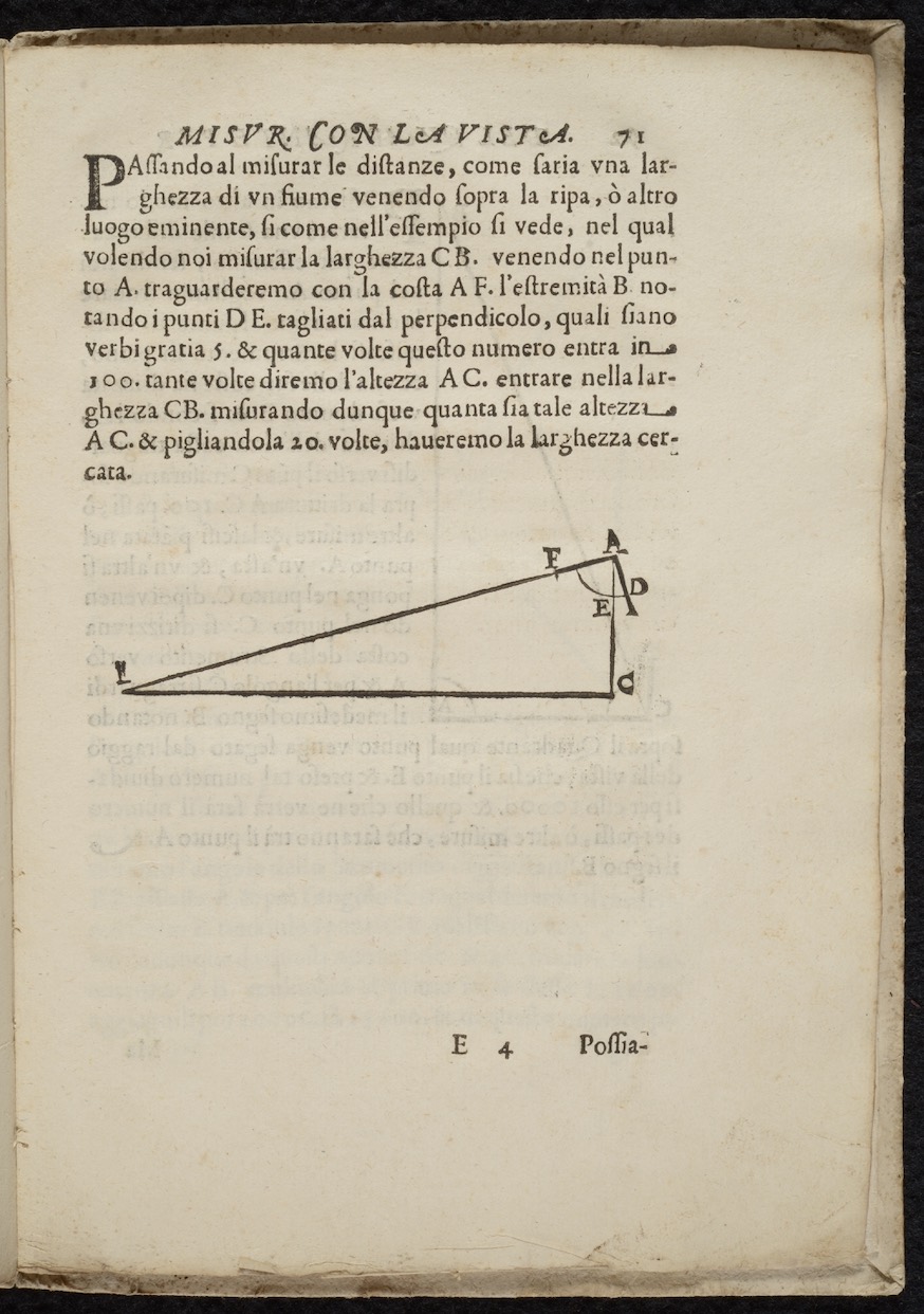 Galileo Galilei. <em>Le operazione del compasso geometrico, et militare</em>.<br>Padua: Paolo Frambotto, 1649.