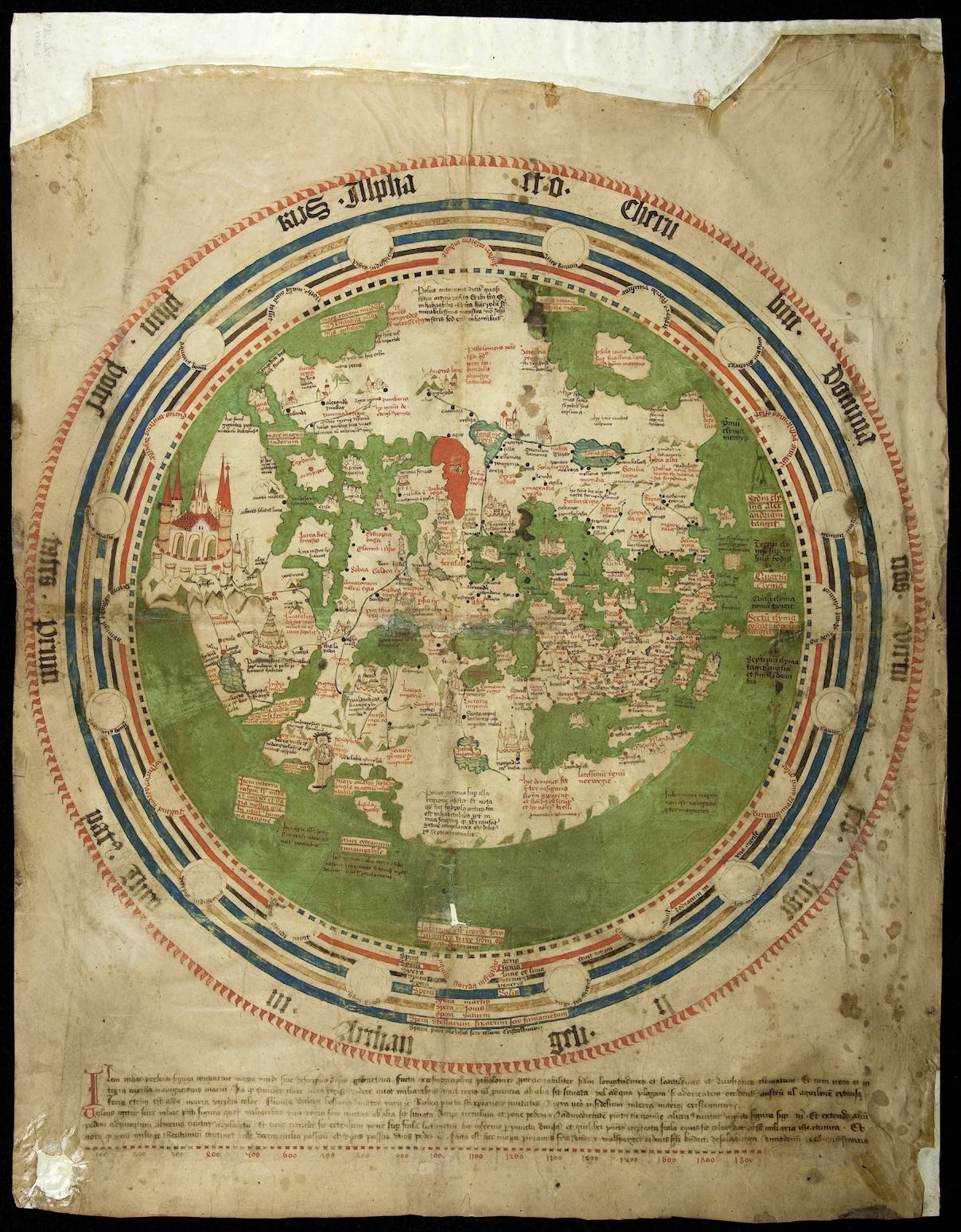 Andreas Walsperger, <em>Mappa mundi.</em><br>Constance, Switzerland, 1448